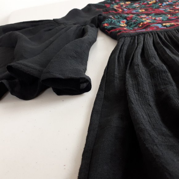 Umgee Black Embroidered Boho Dress - Picture 6 of 16